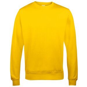 AWDis Just Hoods AWDis Unisex Crew Neck Plain Sweatshirt (280 GSM) / Gold